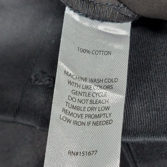 OAK NYC Mens Size XS Belted‎ Drop Crotch Panel Pants Cropped Black New With Tags - Picture 8 of 8